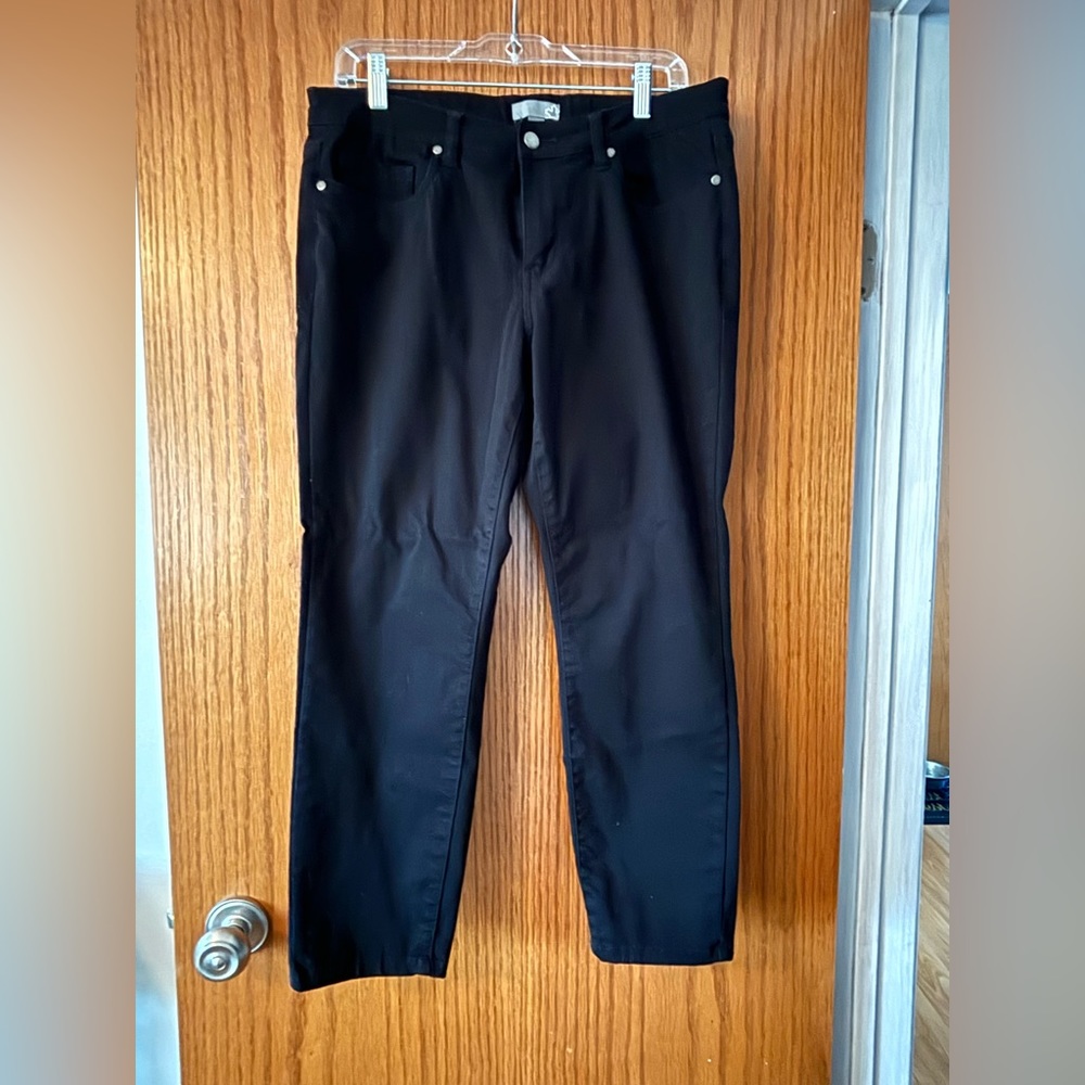Sears black cotton style denim pants